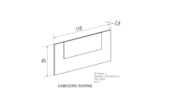 venta de dormitorio juvenil moderno y barato