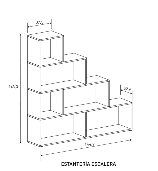 estanteria escalera barata online y en murcia