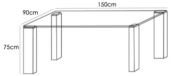 mesa comedor cristal -barato-murcia-online