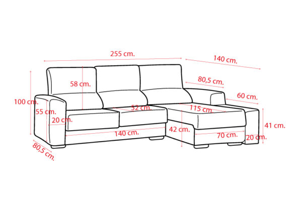 Sofá rinconera barato Murcia