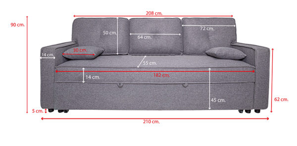 sofa cama economico. sofa cama diseño. sofa cama en murcia y envio online.