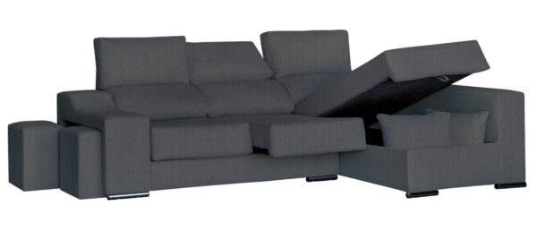 Sofa chaiselongue barato, chaise longue en murcia, chaiselongue con arcón