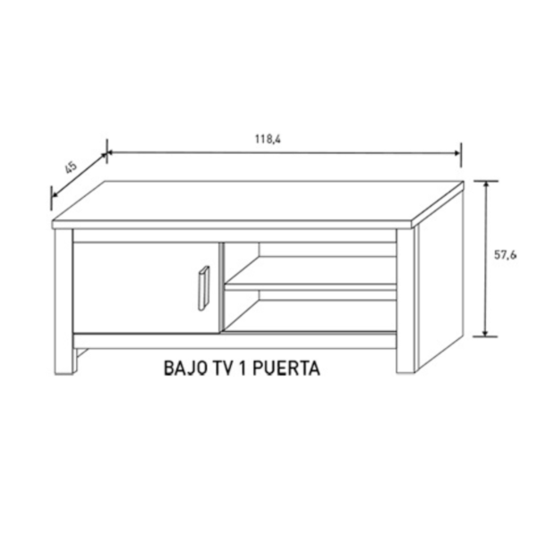 mueble de tv madera, mueble tv rústico, mueble tv estilo mediterráneo, muebles de salón en Murcia, comprar mueble tv online, mueble tv con estantes, muebles salón rústico, mueble tv blanco y madera, mobiliario de salón en Murcia, mueble tv compacto.