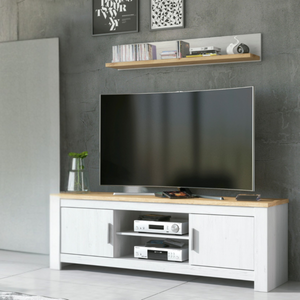 mueble de tv grande, mueble tv madera, mueble tv rústico, mueble tv estilo mediterráneo, muebles de salón en Murcia, comprar mueble tv online, mueble tv con estantes, muebles salón rústico, mueble tv blanco y madera, mobiliario de salón en Murcia, mueble tv 173 cm.