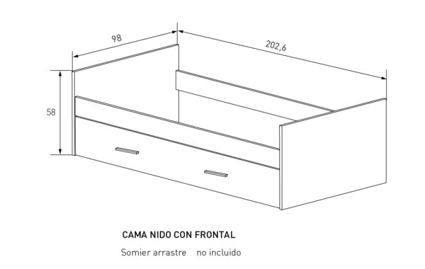 Cama nido juvenil