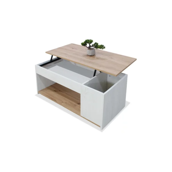 Mesa de centro elevable barata 🔹 Comprar mesa de centro moderna en Murcia 🔹 Mesa de centro con almacenaje Polar-Roble Artisan 🔹 Muebles de salón con entrega rápida 🔹 Tienda de muebles online en España 🔹 Mesa elevable con revistero 🔹 Muebles modernos para salón en Murcia