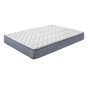 Colchón Nilo de 20 cm con núcleo HR de alta densidad y viscoelástica de 50 kg/m³, diseñado para un descanso firme y transpirable.