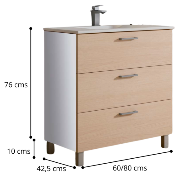 Mueble de baño Basic 1 - Imagen 2