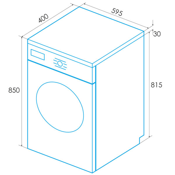 Lavadora Edesa EWF‑6000 WH 6 kg 23 programas – Azogue Home"