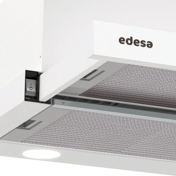 Campana telescópica Edesa ECT-6411 WH 60 cm extracción 390 m³/h – Azogue Home