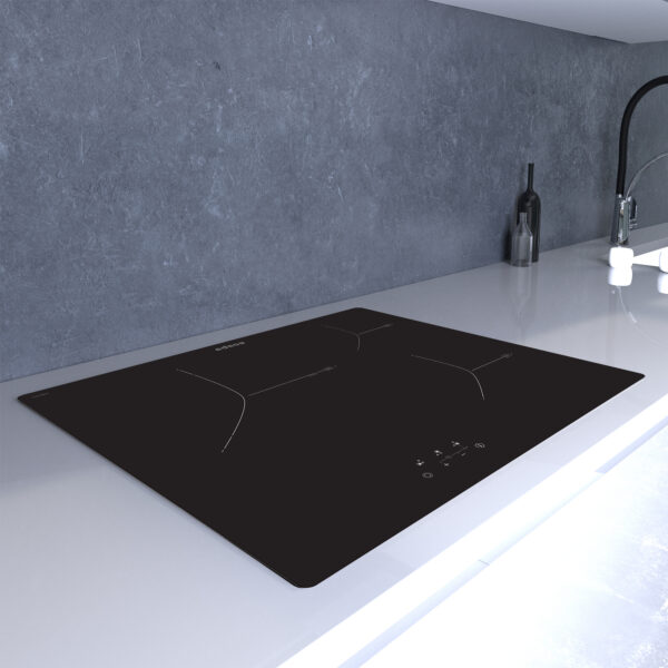 Placa vitrocerámica Edesa EVT-6328 R de 3 zonas con control táctil – Azogue Home
